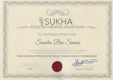 diplome praticien en hypnose spirituelle eÌnergetique et symbolique